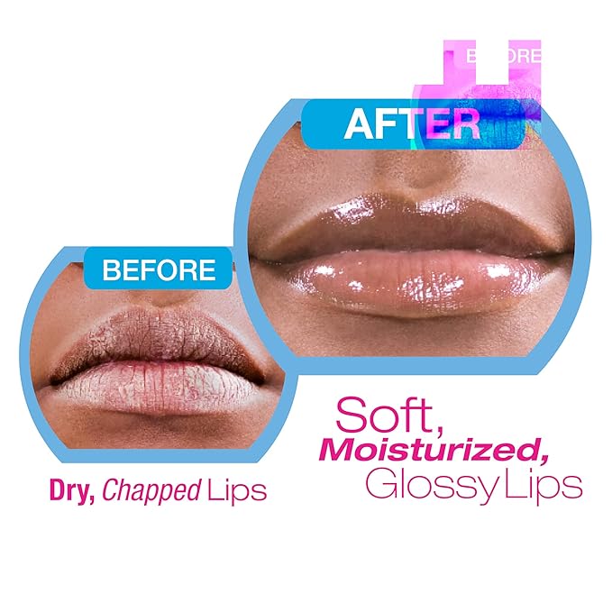Ruby Kisses Hydrating Lip Oil Clear RLO01 (Clear&Cocoa Butter&Hemp Seed)