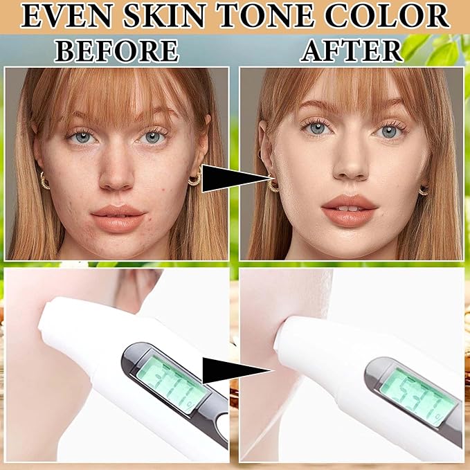 1 Pcs One Step Color Corrector,Natural Isolation Cream,Face Primer Makeup Tricolor Moisturizer,Oil Control & Moisturizing Skin Tone Correcting Primer Concealer Foundation Set B