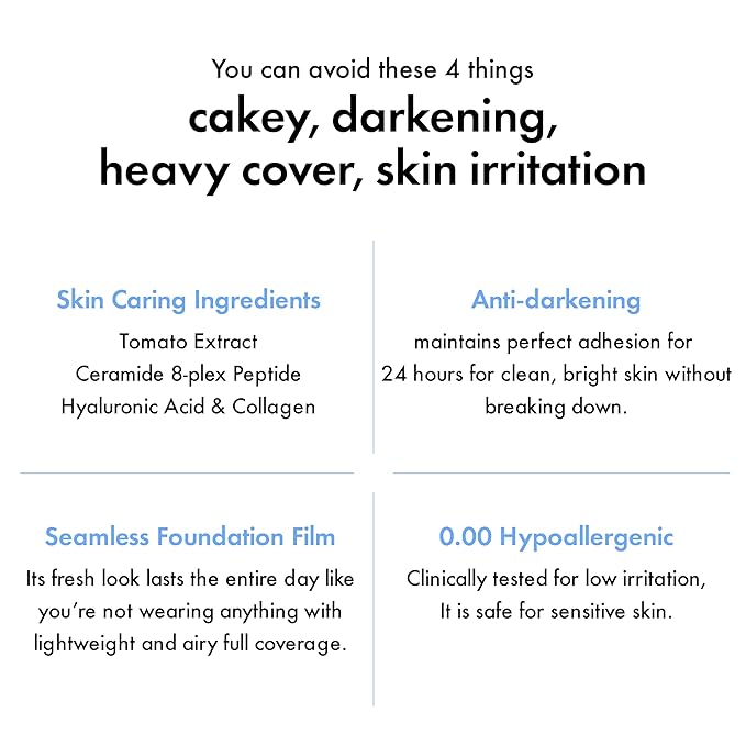 Amuse SEOUL Ceramic Skin Perfector Cushion Foundation Refill 1.5 NATURAL | Long-lasting, Lightweight, Semi-matte, Flawless Coverage, Hypoallergenic, Korean Beauty, Vegan, Refill (15g / 0.52 oz.)