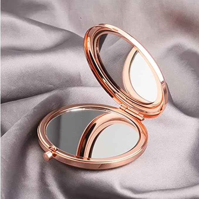 MYOSPARK Twilight Movie Compact Makeup Mirror Edward and Bella Fans Gift Vampire Fans Gift Movie Inspired Gift Fandom Gift (Twilight AMirror)