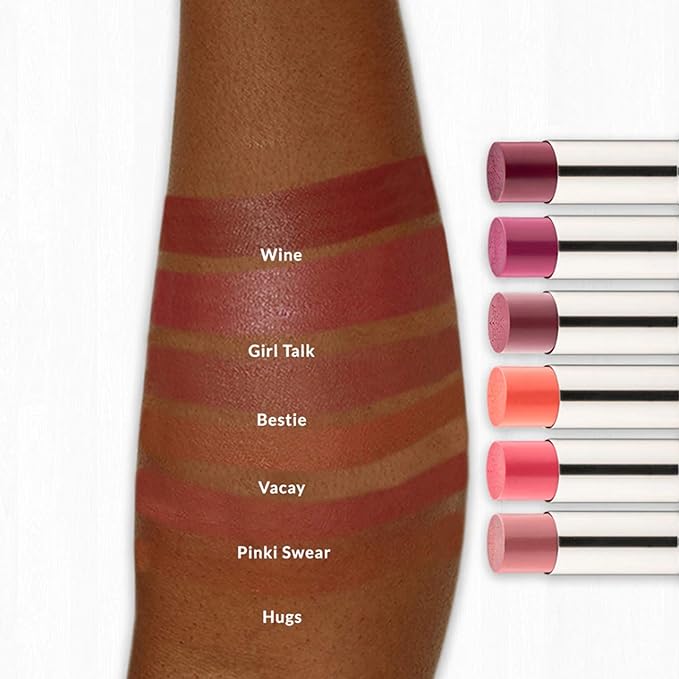Best Balm Forever Tinted Lip Balm by VASANTI - Lip Moisturizer With Natural Oils and Butters for Hydration and Long Lasting Comfort - Vegan, Paraben Free (Wine - Deep Plum)