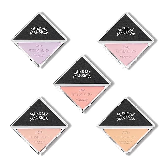 MUZIGAE MANSION FITTING BLUSH Vegan Powder Lightweight, Smooth, Blendable, Face Enhancing Makeup Color (Find)