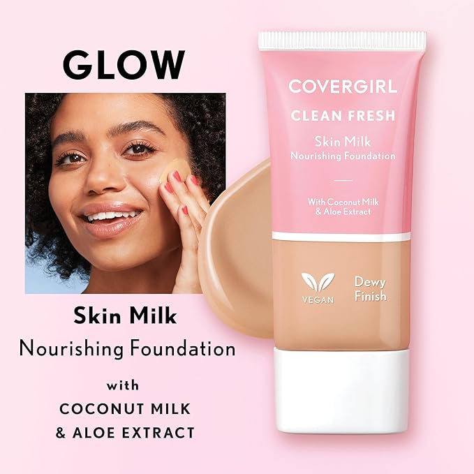 COVERGIRL, Clean Fresh Skin Milk Foundation, Rich/Deep, 1 Count