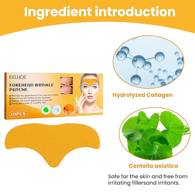 Forehead Wrinkle Patches Anti-wrinkle Pad Forehead Skin Lifting Firming Tightening Care Strips Removing Fine Lines Moisturizing