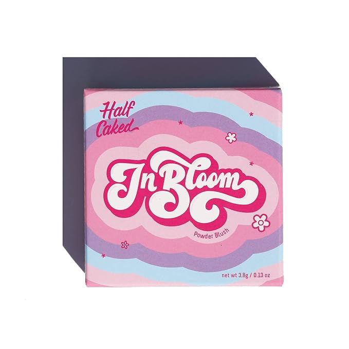 Half Caked In Bloom Powder Blush | vegan & cruelty-free, fragrance-free, highly pigmented, primer-infused | 3.8g (Liv On Sunday)