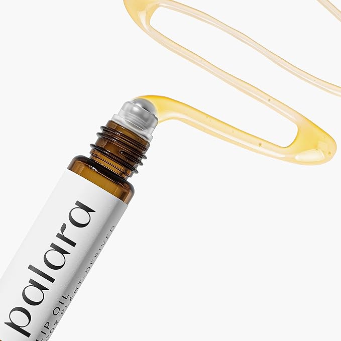 Lip Oil | 100% Plant-Derived & Vegan | Hydrating & Nourishing Lip Care with Squalane | 4-Ingredient Lip Oil Formula for Dry Lips | Lip Moisturizer Rich in Antioxidants and Vitamins | 0.33 oz