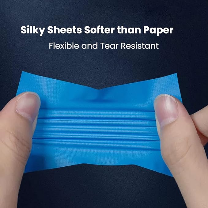 ROSELYNBOUTIQUE Oil Blotting Sheets for Face - 200 Organic Premium Flexible Silky Blotting Sheets Instant Oil-Absorbing Remove Excess Oil & Shine Oil Control Films
