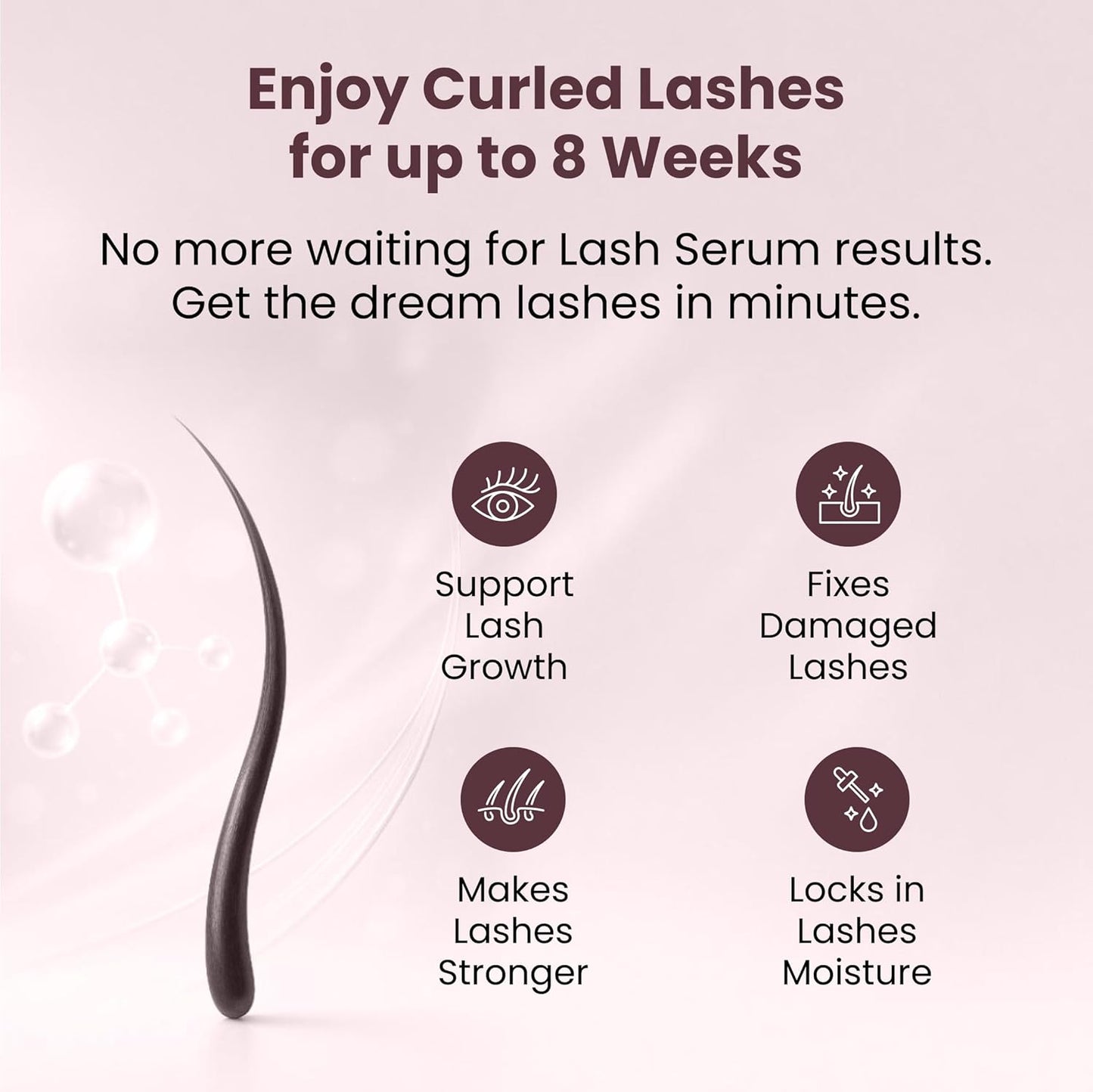 LIVIA Korean Lash Lift and Black Color Kit- DIY Curled and Darker Lashes for 8 Weeks- Gentle Improved Formula- Nourishes Lashes and Support Lash Growth