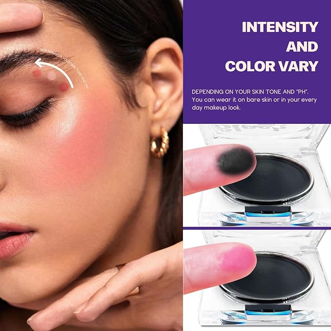VANERIA Color Changing Blush,Ph Reacting Creme Blush,Pink Blush for Cheek and Lip Tint,Long Lasting Non Fading,Cream Blush Stick Waterproof,Vegan,Cruelty-Free,5g/0.18oz
