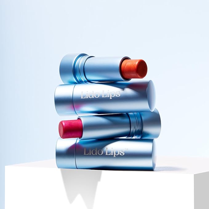 Tinted Lip Balm Bundle - Moisturizing, Hydrating Sheer Buildable Lip Color with Hyaluronic Acid, Vitamin E & rich oil - Set of 2: Rosy Bloom & Sunny Citrine