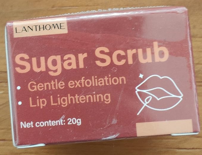 Sugar Lip Scrub - Gentle Lip Care Lip Exfoliator & Moisturizer - Exfoliating Lip Scrubber for Dry Lips