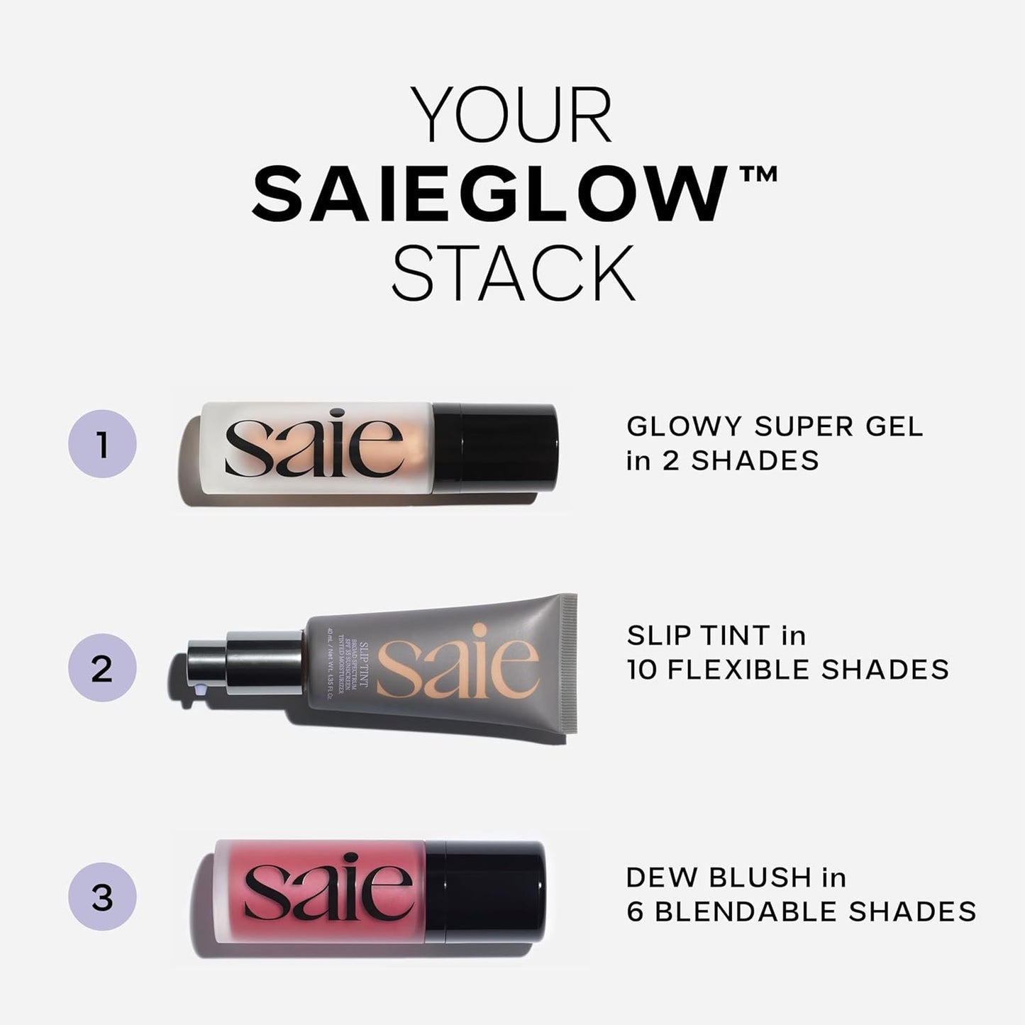 Saie Slip Tint SPF 35 Tinted Moisturizer - Light Coverage Moisturizer + Broad Spectrum Zinc Oxide Sunscreen with Hydrating Hyaluronic Acid - Shade Ten (1.35 oz)