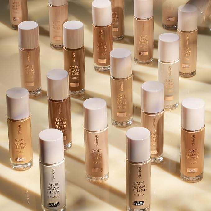 Catrice | Soft Glam Filter Fluid | Luminous Make Up Base & Highlighter for Radiant Complexion | With Vitamin E & Squalene | Vegan & Cruelty Free (80 | Tan - Deep)