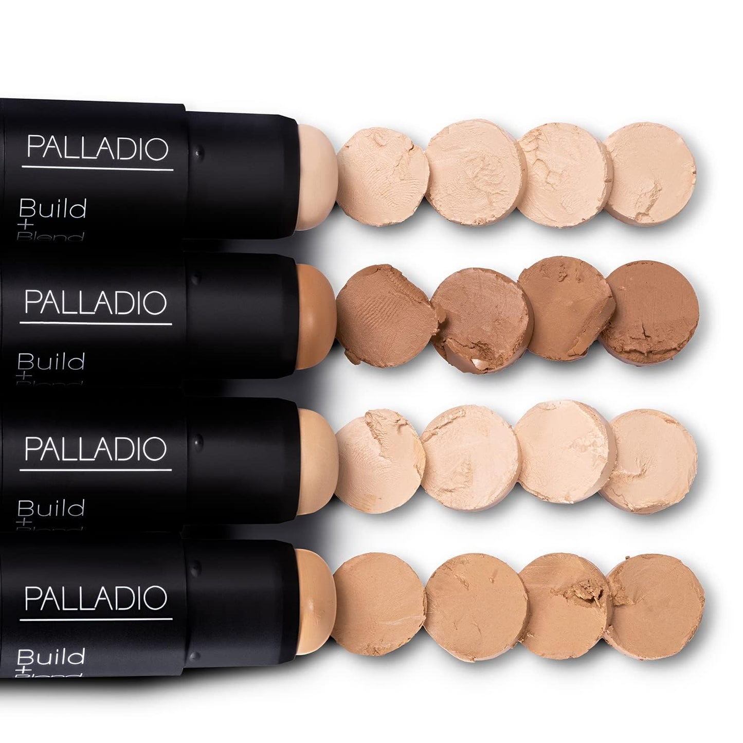 Palladio BUILD + BLEND Foundation Stick, Contour Stick for Face, Professional Makeup for Perfect Look, 0.25 Ounce (Cinnamon)