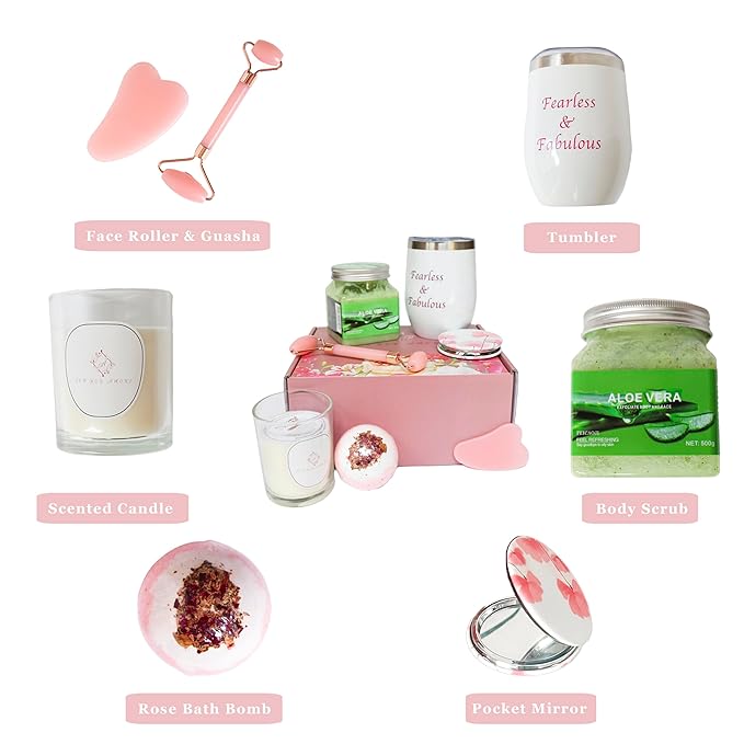 Relaxing Spa Care Package, Thinking of You Gifts for Women, Gifts for Women, Birthday Baskets, Get Well Soon Gifts, Her, Sister, Mom, Best Friends