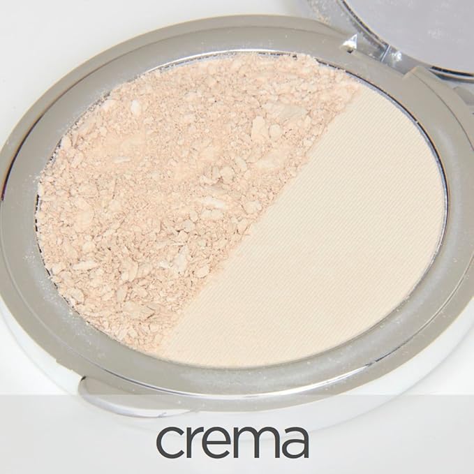 La Bella Donna Compressed Mineral Foundation - Face Powder Makeup Natural Looking Glowing Skin Wrinkle Defying Mattifying Finish Contour Makeup Long Lasting Full Coverage Sun Kissed Tan (Caterina)