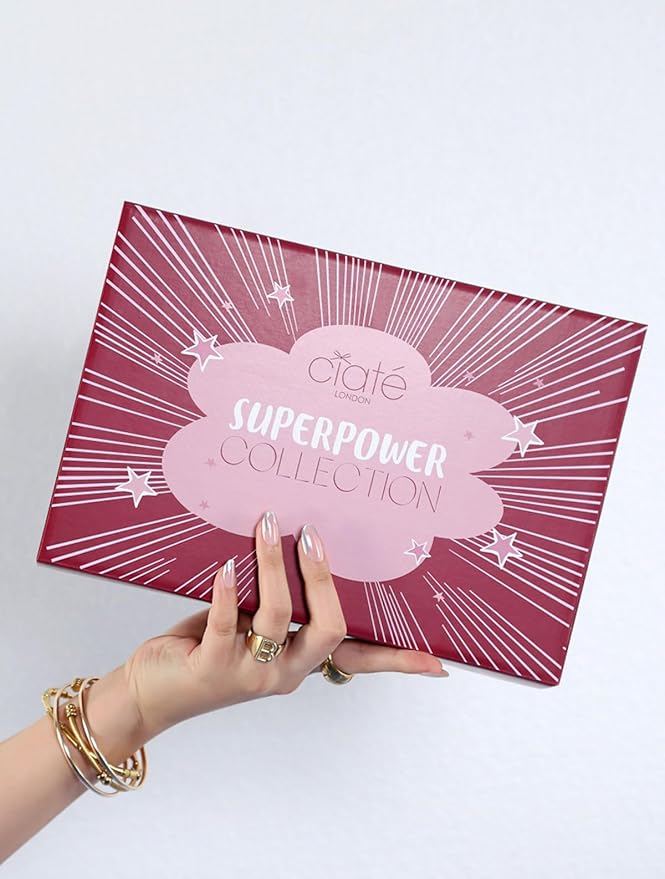 Ciaté London Superpower Collection 10 Piece Makeup Gift Set, Contains Eye, Lip, Complexion & Nail Bestsellers, in a Festive Giftable Box