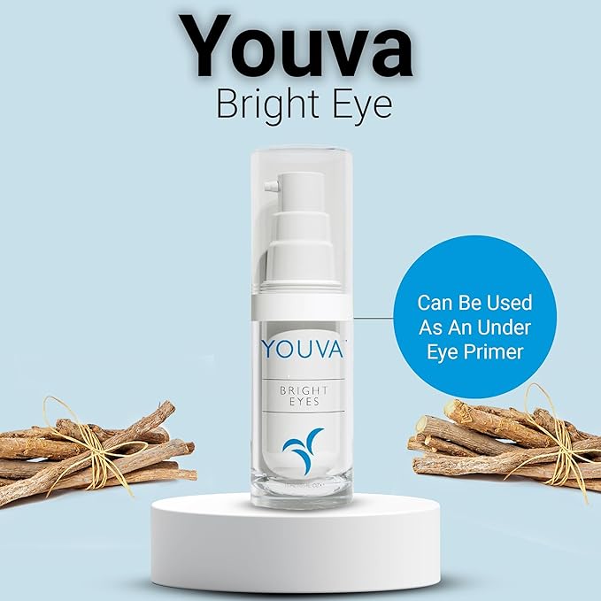 Hyaluronic Acid Anti-Aging Eye Cream - 15ml | Under Eye Cream | Marine Extracts | Bearberry and Licorice Root for Dark Circles | Eye Cream | Wrinkles and Reduce Puffiness | Fragrance-Free