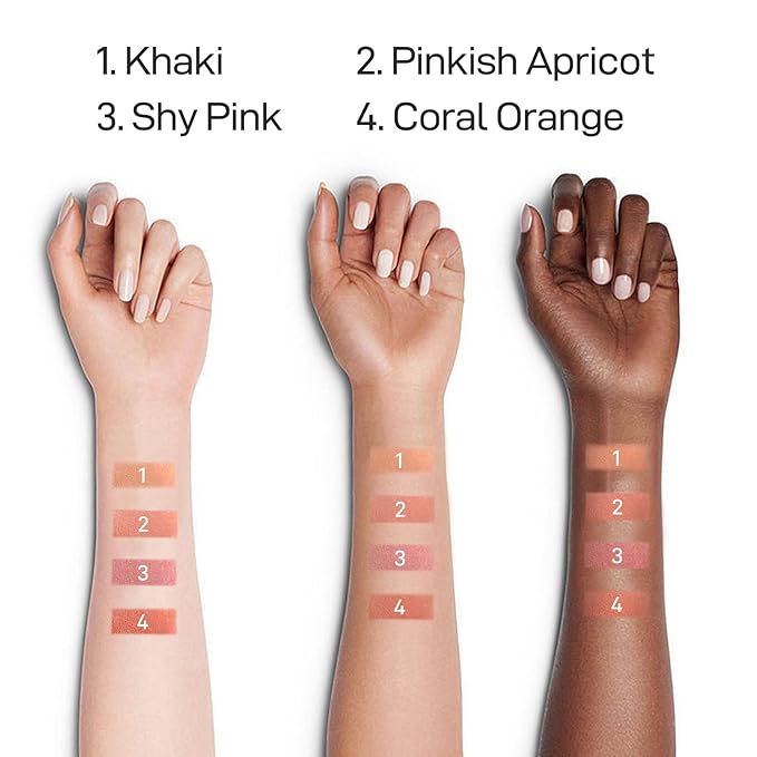 Face Blush for Cheeks Waterproof Cream Blush makeup, Soft Face Blush Natural Makeup Lightweight & Natural Matte Finish Long Lasting Makeup Easy to Smudge and Apply Blushes for Beginne(Coral Orange)