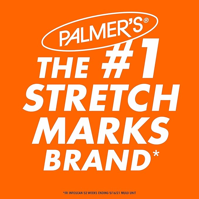 Palmer's Cocoa Butter Formula Massage Lotion for Stretch Marks, Pregnancy Skin Care, Belly Cream with Collagen, Elastin, Argan Oil and Shea Butter, 8.5 Ounces (Pack of 2)