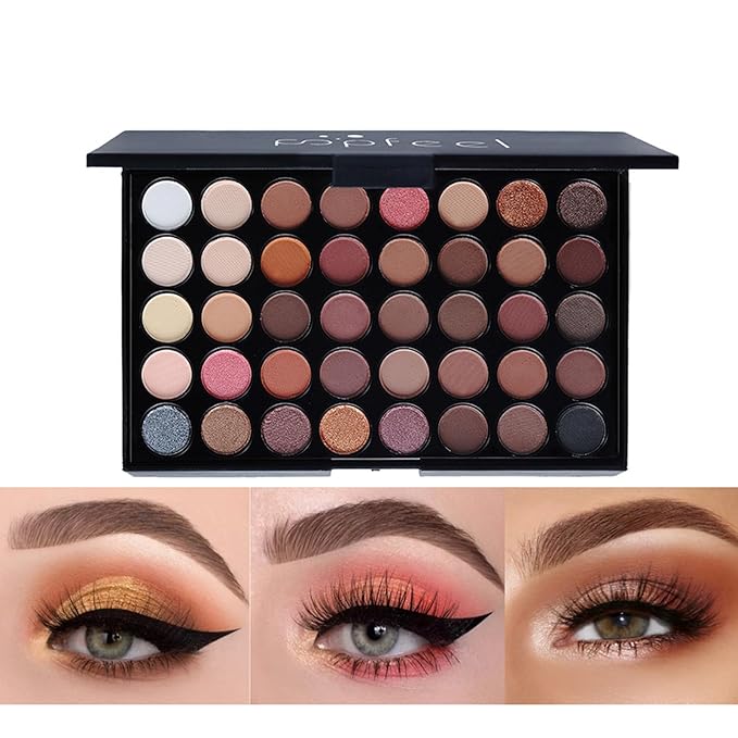All in One Makeup Kit for Women Full Kit, Kit de Maquillaje para Mujer Included Shimmer 40 Colors Eyeshadow Palette, Brushes, Mascara, Eyeliner, Lipstick Palette, Contour Stick