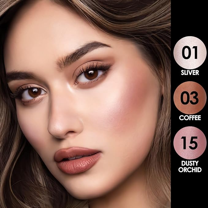 FOCALLURE 3 Pcs Cream Contour Sticks,Shades with Highlighter & Bronzer & Blush,Non-greasy Long-wear Face Contouring Pen,Easy to Sculpt the Face and Create a Lightweight Finishing Makeup,UNIVERSAl