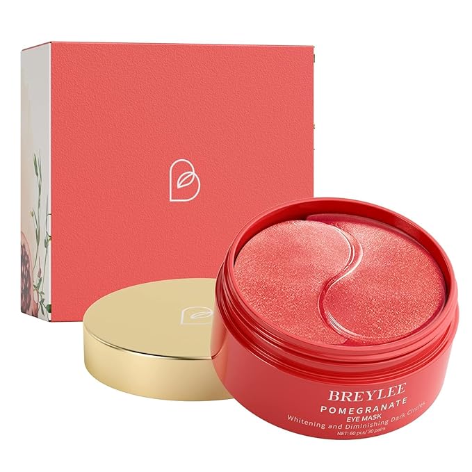 Pomegranate Eye Mask - 60 Pcs - reduces bags and dark circles under the eyes, tightens and improves ocular skin, all-natural extract, youthful appearance and reduces fine lines and wrinkles.