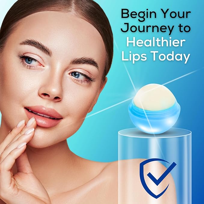 SoftBeso Lip Balm| Blueberry Flavor |Vegan Lip Care|Clean Ingredients | Lip Balm for Beautiful, Soft Lips | Hydrating & Nourishing Lip Care Products | Premium Lip Balm ball