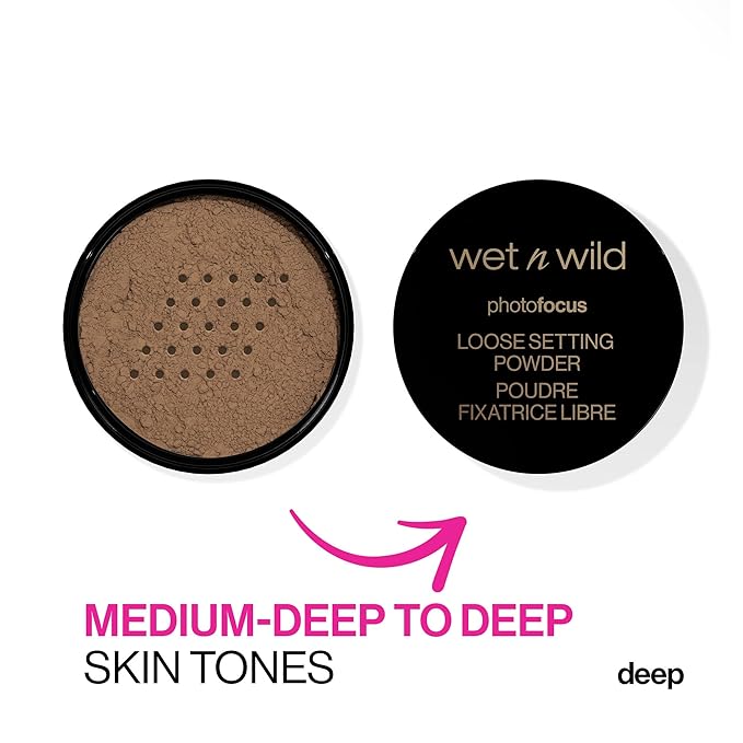 wet n wild Loose Setting Powder Photo Focus Loose Finishing Powder Off-White Translucent