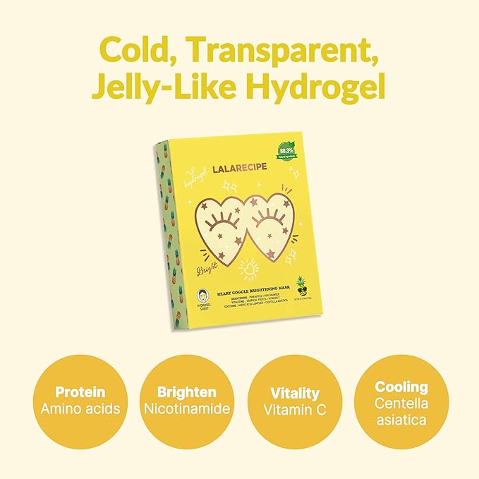 Heart goggle brightening mask