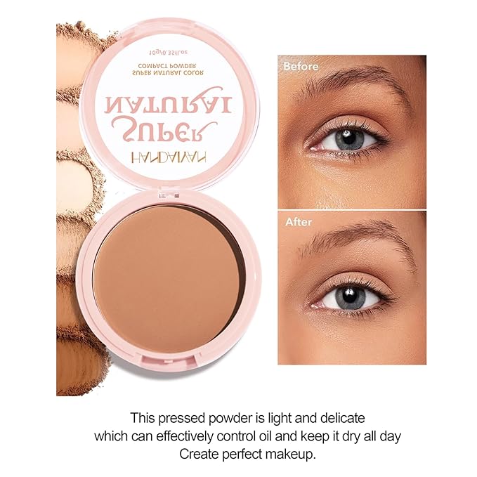 Pressed Face Powder Makeup Mineral Foundation Finishing Powder Pressed Finishing and Setting Powder Loose Setting Powder Makeup #02