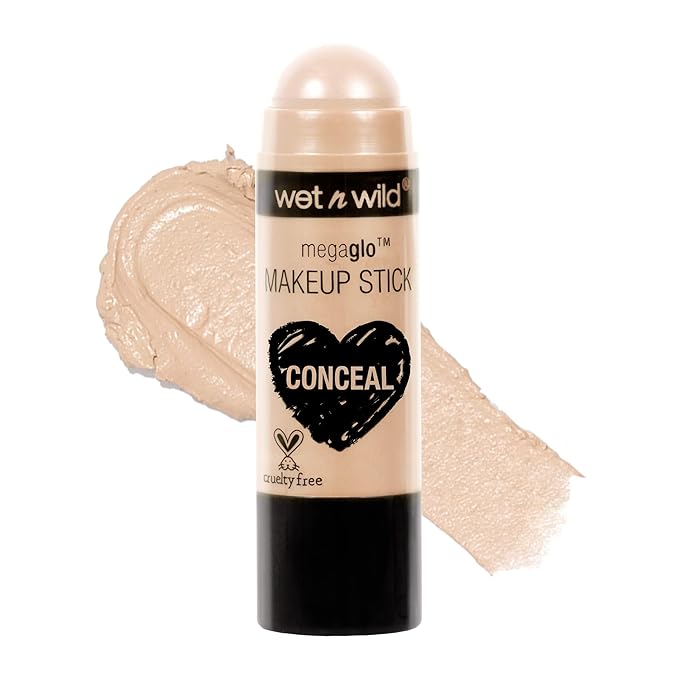 wet n wild MegaGlo Makeup Stick Conceal Contour Brown Oak's On You 1.1oz & Neutral Follow Your Bisque 1oz Bundle
