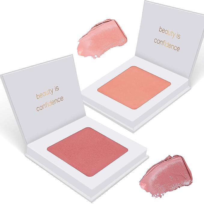 Carlucce Umpteen 3-in-1 Vegan Multi-Use Cream Color Palette - Innocent - Makeup & Skincare in One, High Pigment Formula for Lips, Cheeks & Eye Base