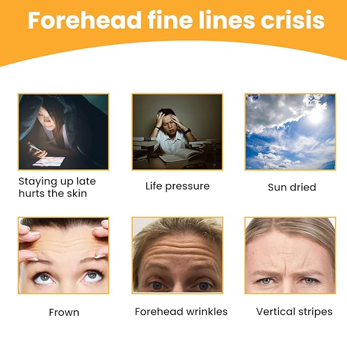 Forehead Wrinkle Patches Anti-wrinkle Pad Forehead Skin Lifting Firming Tightening Care Strips Removing Fine Lines Moisturizing