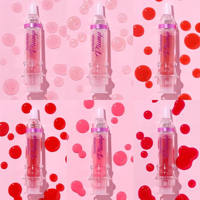 Lip Gloss Plumper Glossy Lip Lipstick, Lifter Gloss, Hydrating, Volumizes, High-Shine, Lip Plumping Lip Glass Mirror Lip Glaze Lip Makeup, Plump And Pout Lip Plumper for Women Girls