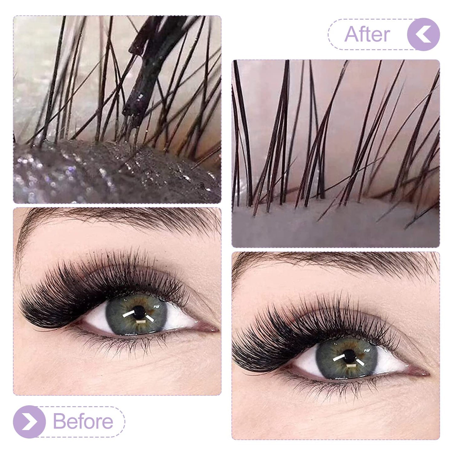 Eyelash Cleanser Concentrate 100ml Ice Cream Professional Lash Shampoo Foaming Cleanser DIY Paraben & Sulfate Free Non-lrritating Wash for Extensions Lashes with Salon Care-Makes 20 Bottles