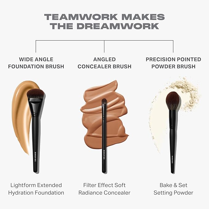 Morphe MUA Life Makeup Brushes - 20 Piece Makeup Brush Set of Eye and Face Brushes - Made with Synthetic Bristles and Includes Carrying Case (20 Count)