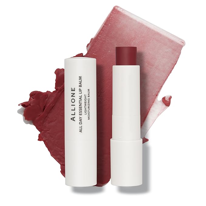 All Day Essential Tinted Lip Balm 05 Berry Fig | Natural Gloss Balm, Moisturizing Lip Care, Deep Nourishing Plant-Based Chapstick, Lasting Hydration Lip Butter for Dry Cracked Chapped Lips