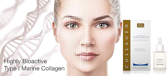 Anti-Aging Eye & Lip Serum - Anti-Wrinkle, Hypoallergenic Face Treatment For Women & Men, Reduces Eye Bags, Dull Skin, Dark Circles, 15 ml