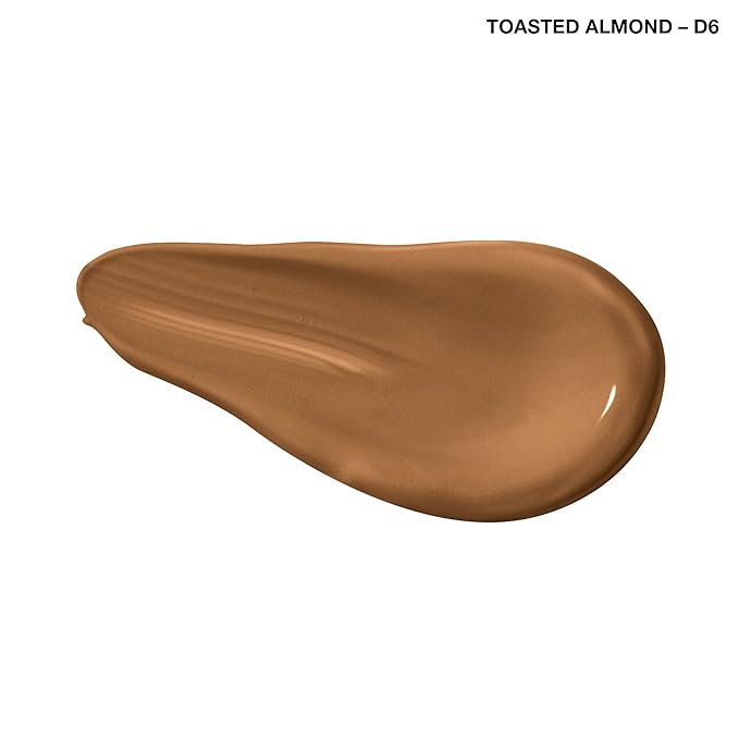 COVERGIRL truBlend Liquid Foundation Makeup Toasted Almond D6, 1 oz (Pack of 2)
