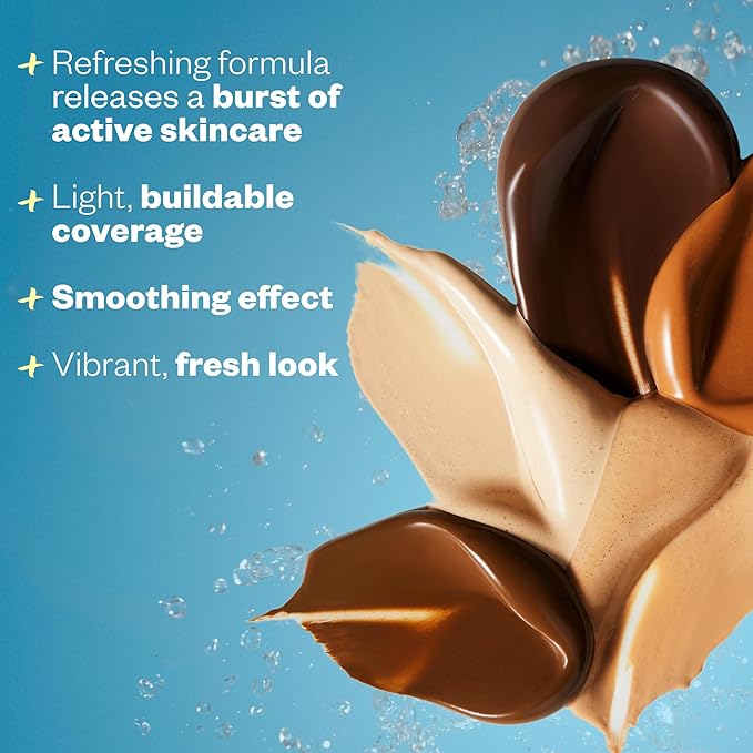 Kosas BB Burst Tinted Face Gel Cream - Supports Healthy Collagen, Smoothes Skin, Hydrates & Moisturizes - Lightweight Buildable Coverage - Medium Deep Warm 34, (1 Oz/30 ML)