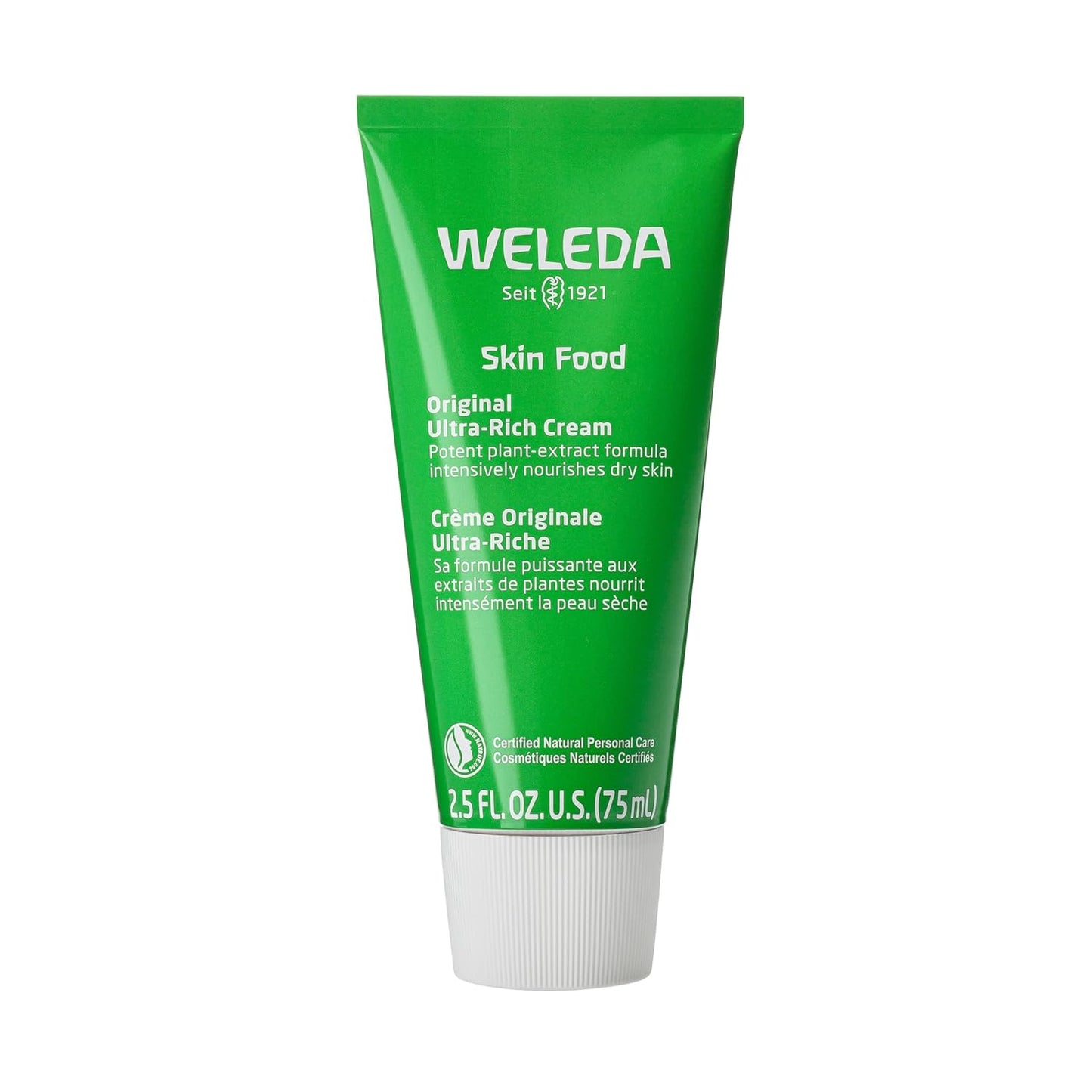 Weleda Skin Food Original Ultra-Rich Body Cream 2.5 Fluid Ounce, Plant Rich Hydrating Moisturizer with Pansy, Chamomile and Calendula