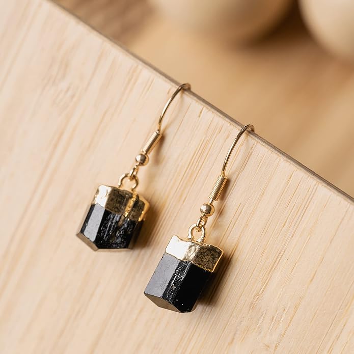 AYANA Healing Crystal Earrings for Women - Handmade Drop Earrings with Ethically Sourced Authentic Gemstones | Birthstone Jewelry for Women Trendy