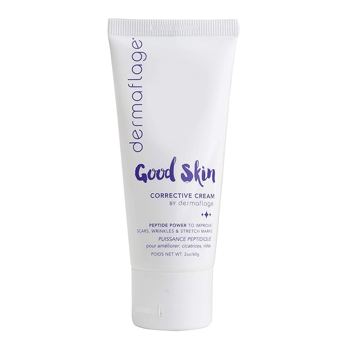 Dermaflage Acne Scar Removal Cream With Peptide Power, Fade Acne, Surgical Scars, Stretch Marks And Wrinkles With Good Skin, 2 oz.