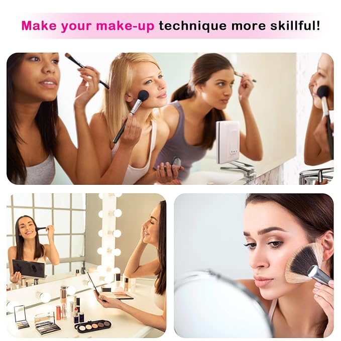 3D Makeup Practice Face Board,Reusable Silicone Makeup Practice Face/Makeup Mannequin Face,with Makeup Brushes Set&Dual head Eyebrow Pencils&a Pair of Eyelashes&a Makeup Bag&makeup remover towel