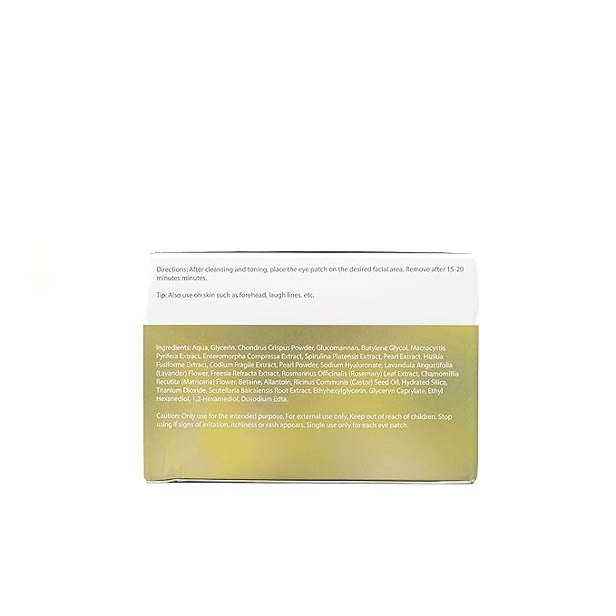 NORI Konjac Eye Patches – Anti-Wrinkle/Removes Bags/Moisturizing/Dark Circle/60 Pieces (Aloe Vera)