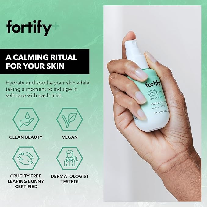 Face Mist Hydrating Spray - Hyaluronic Acid & Aloe - Dermatologist Tested, Cleansing Spray Travel Size Capsule - Fragrance-Free, Cruelty-Free - All Skin Types - Made in Korea - 2.87Oz