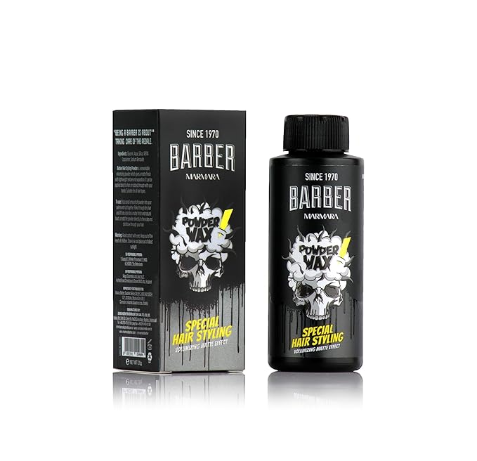 BARBER MARMARA Styling Powder with Matt Effect - Hair Powder for Women & Men, Modeling Powder for a Matte Look