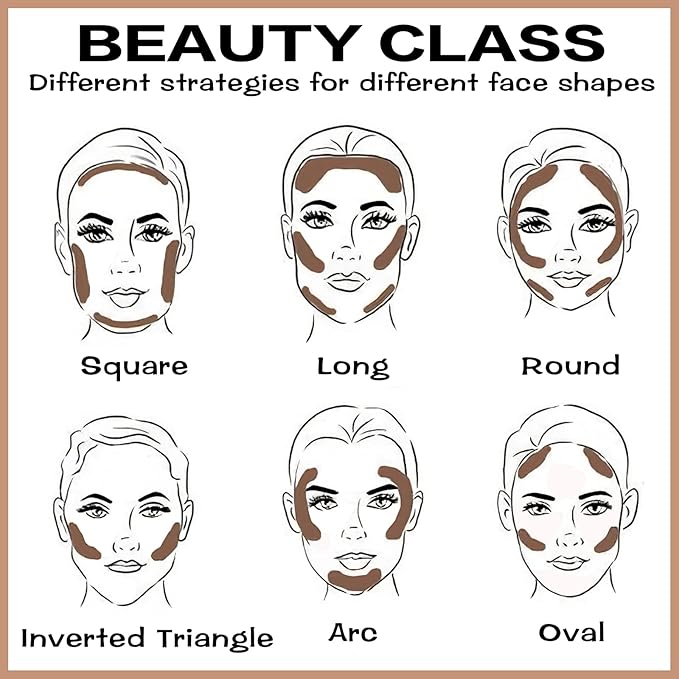 FOCALLURE Cream Contour Stick, Matte Bronzer Stick, Professional Face Shaping & Contouring Stick Makeup, Easy to Apply with Buildable Coverage, Long Lasting & Sweatproof, SPICE
