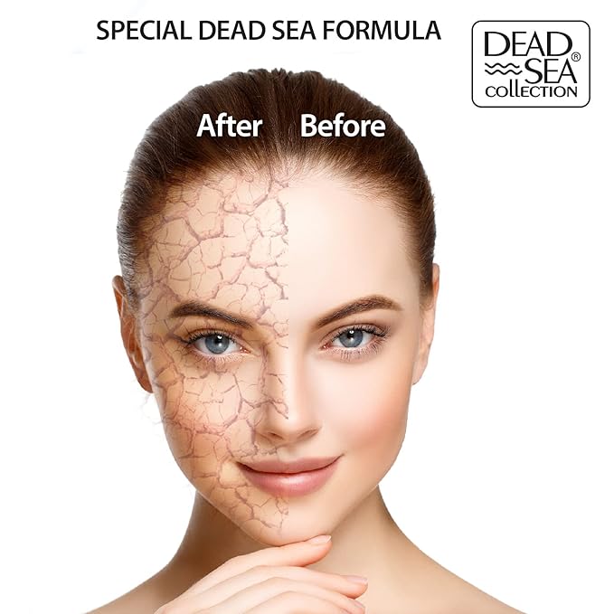 Dead Sea Collection Day and Night Cream Kit with Vitamin C - Anti-Wrinkle - Dead Sea Minerals - Nourishing, Moisturizer, Hydrating and Smoothing Face Cream (3.38 fl.oz)